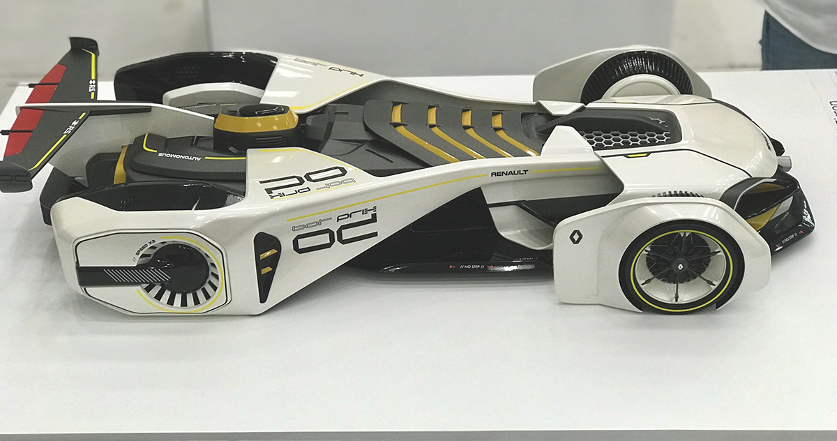 racing，Hand drawn car，Renault ZIRCON，