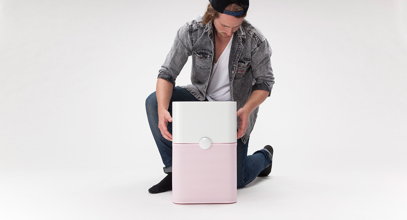 modern，modularization，blue，air cleaner，