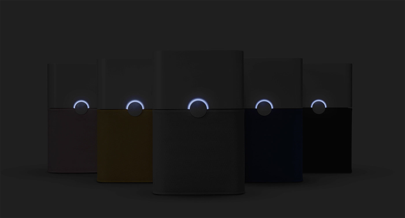 modern，modularization，blue，air cleaner，