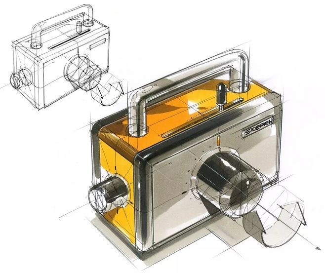 neat，Hand drawn，industrial design，