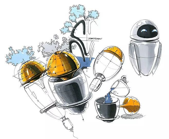neat，Hand drawn，industrial design，