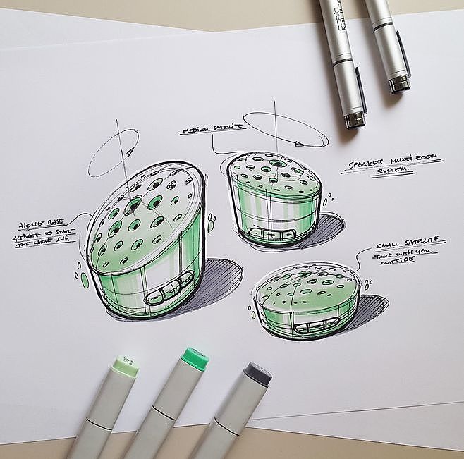 neat，Hand drawn，industrial design，