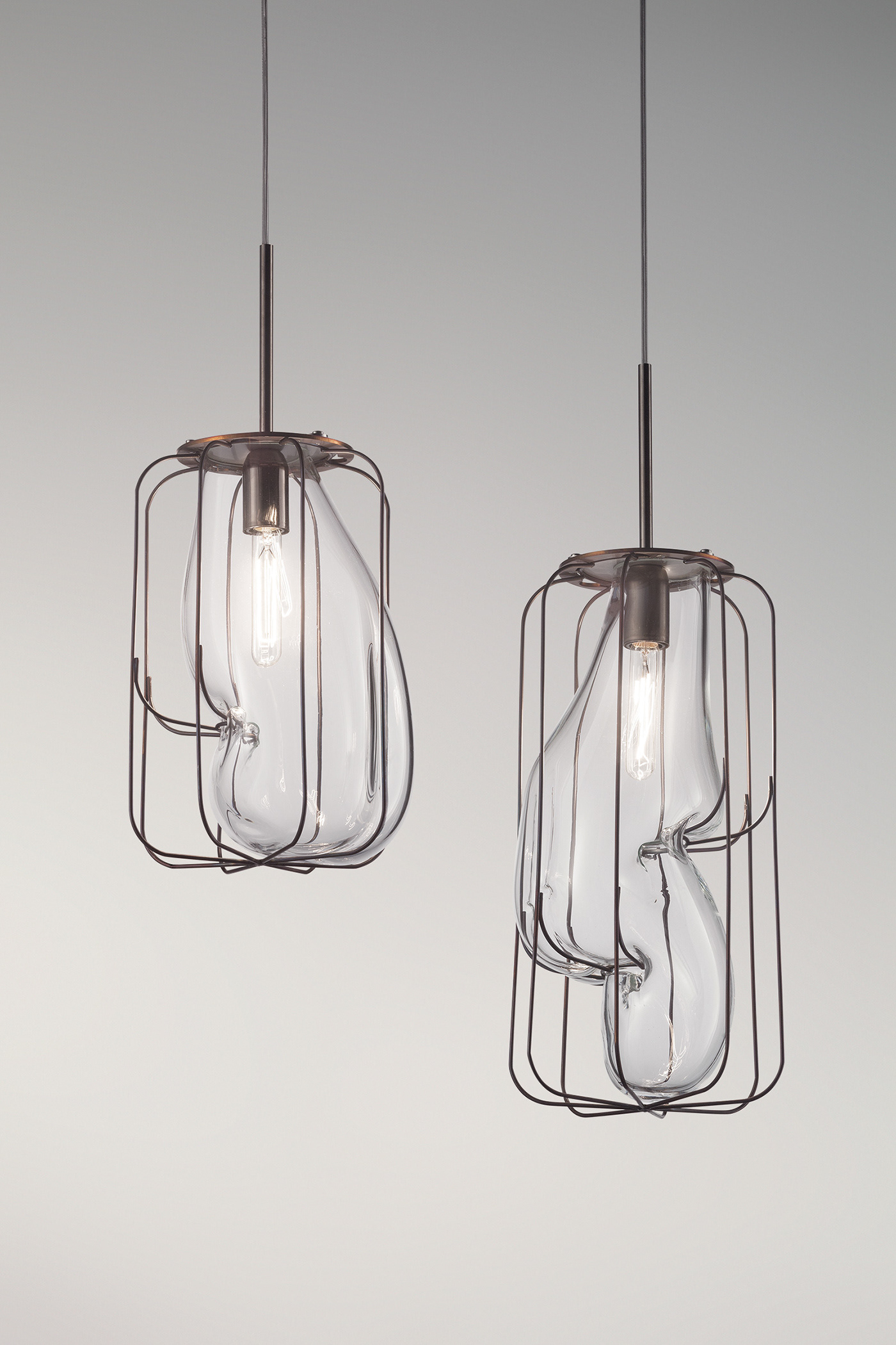 Metal，Glass lamp，Murano，