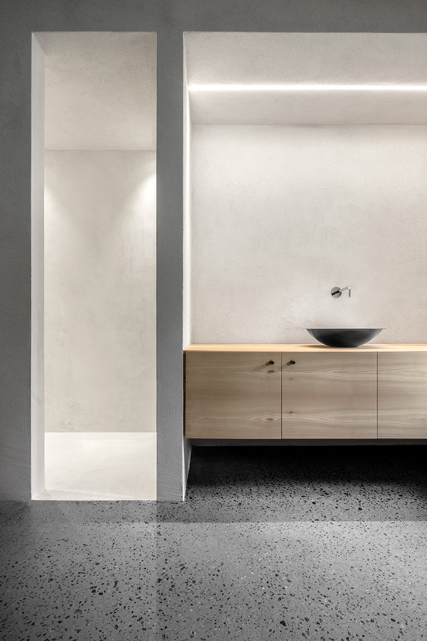 Farm bathroom，building，Bad korgau farmhouse，SANA，Bad Schörgau - Badl，Bad schorzgau Badr (I)，