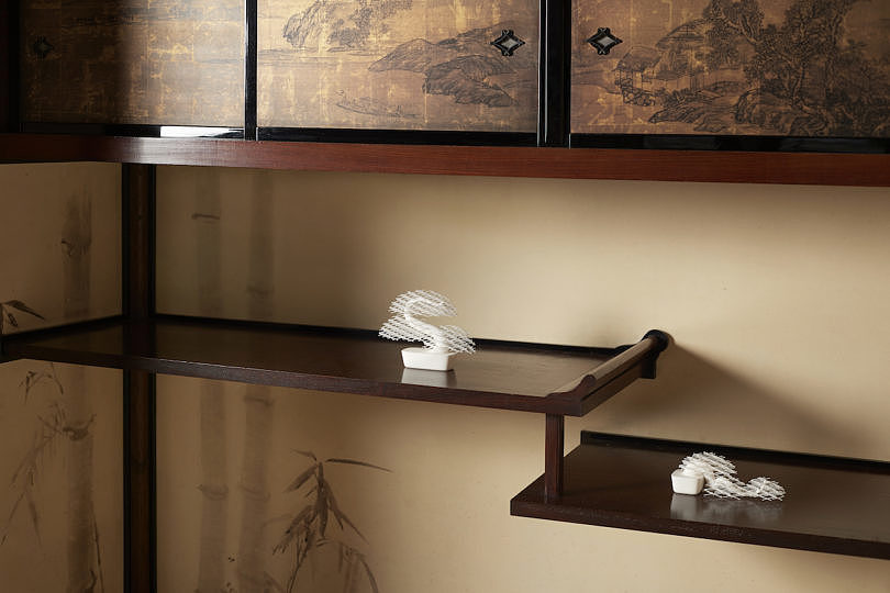 white，Interaction design，bonsai，