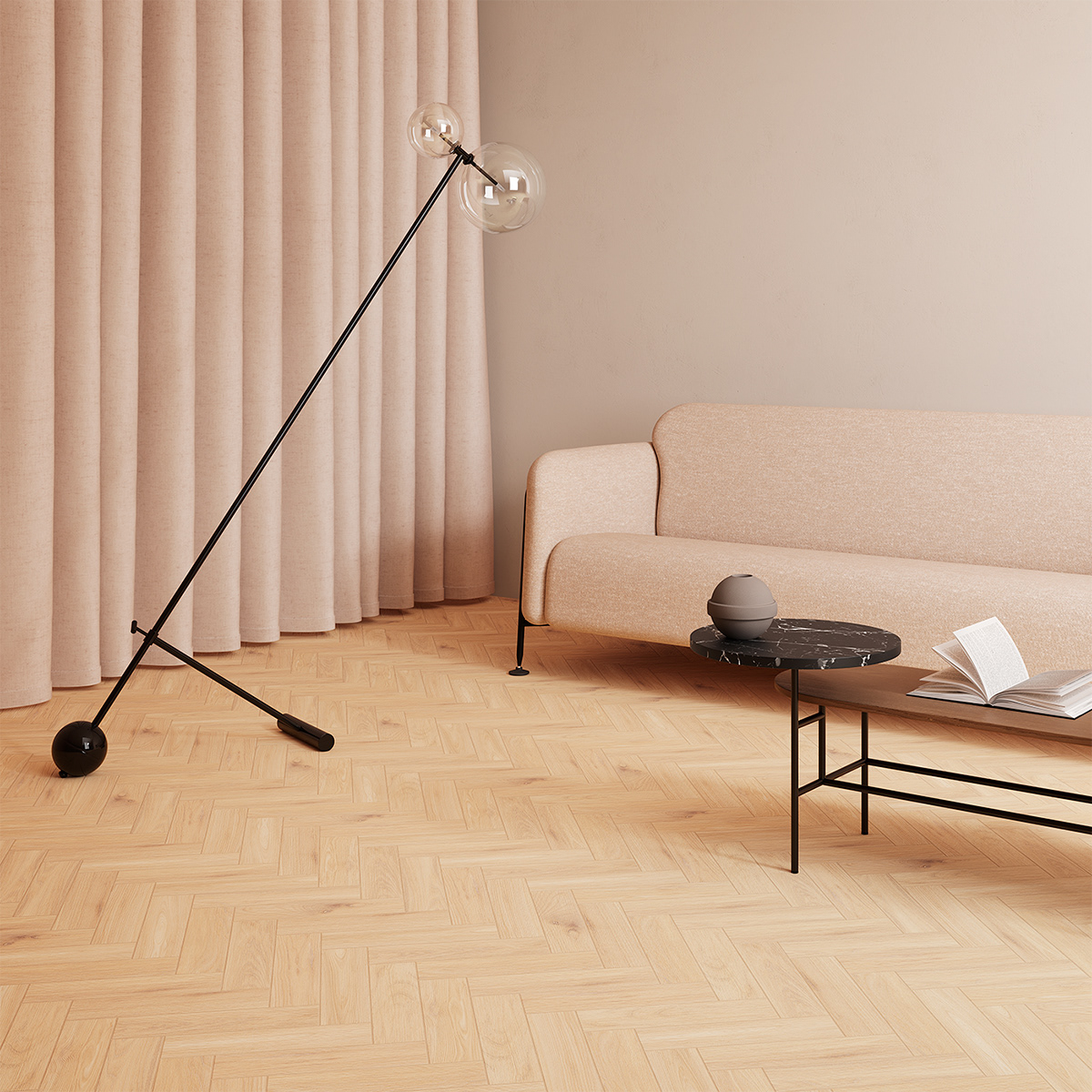 Architecture，Render，interior space ，woodiness，