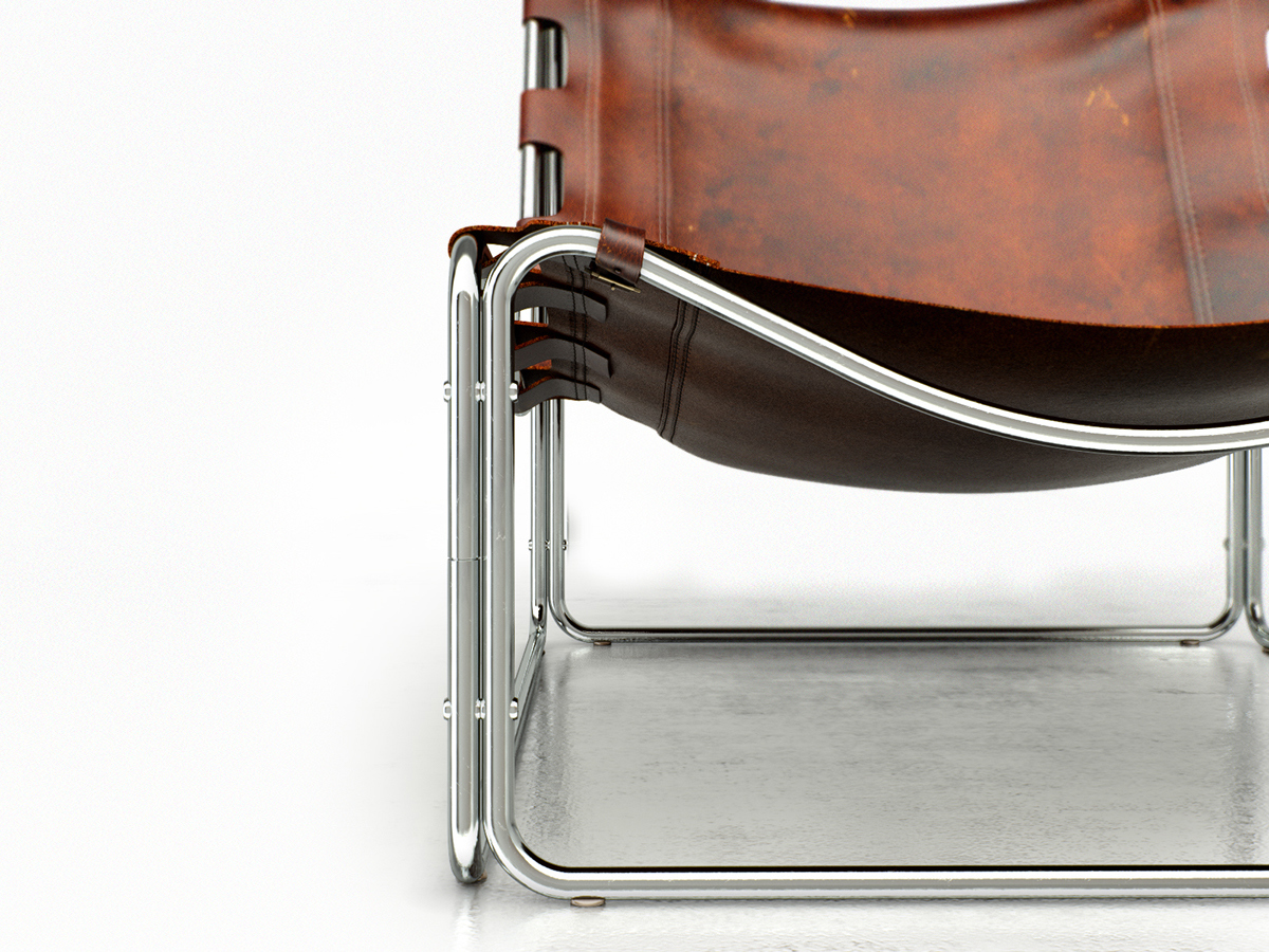 chair，Retro，Brown red，cortex，