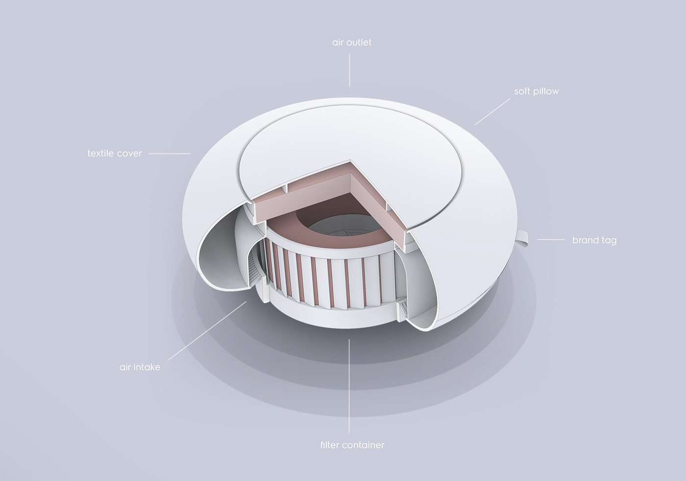Intelligent interaction，air cleaner，matteo，