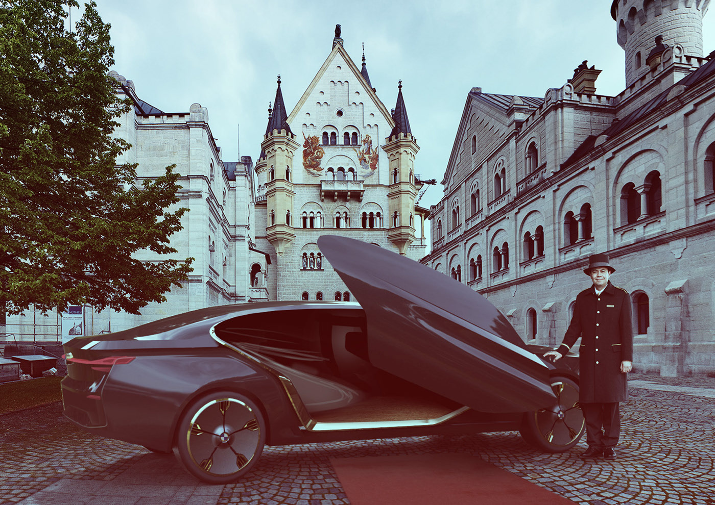 bmw，conceptual design，Hand drawn，Automobile design，