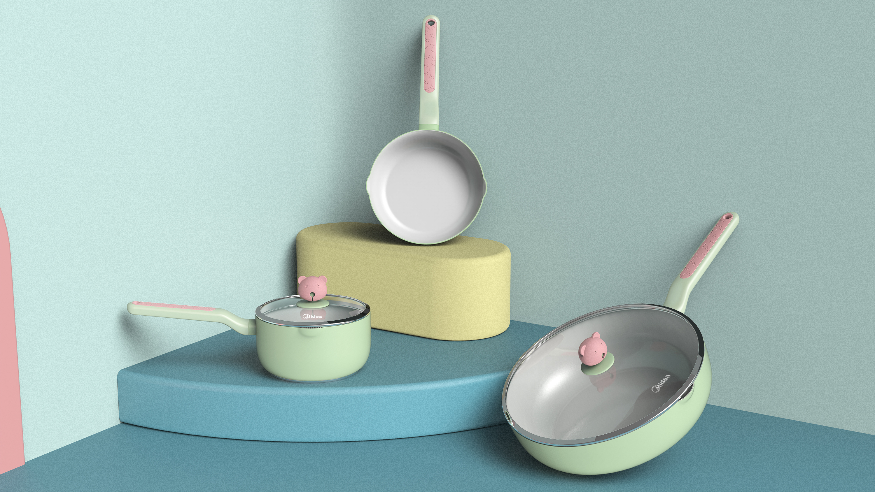 Auxiliary food pot，Complementary food，Set system，cookware，Mother and baby，