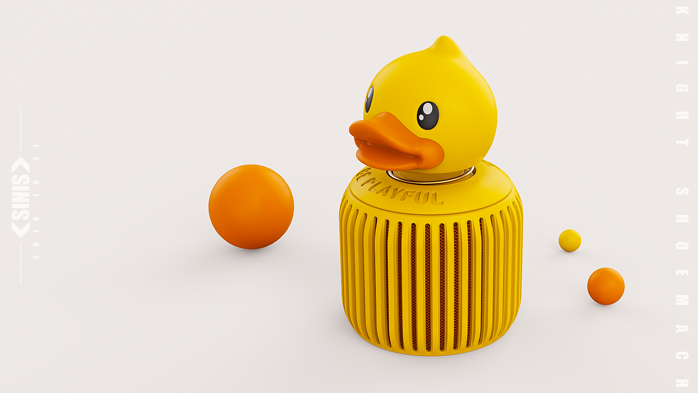 pen，Water replenishing instrument，sound，product design，Yellow duck，Shoemach ，