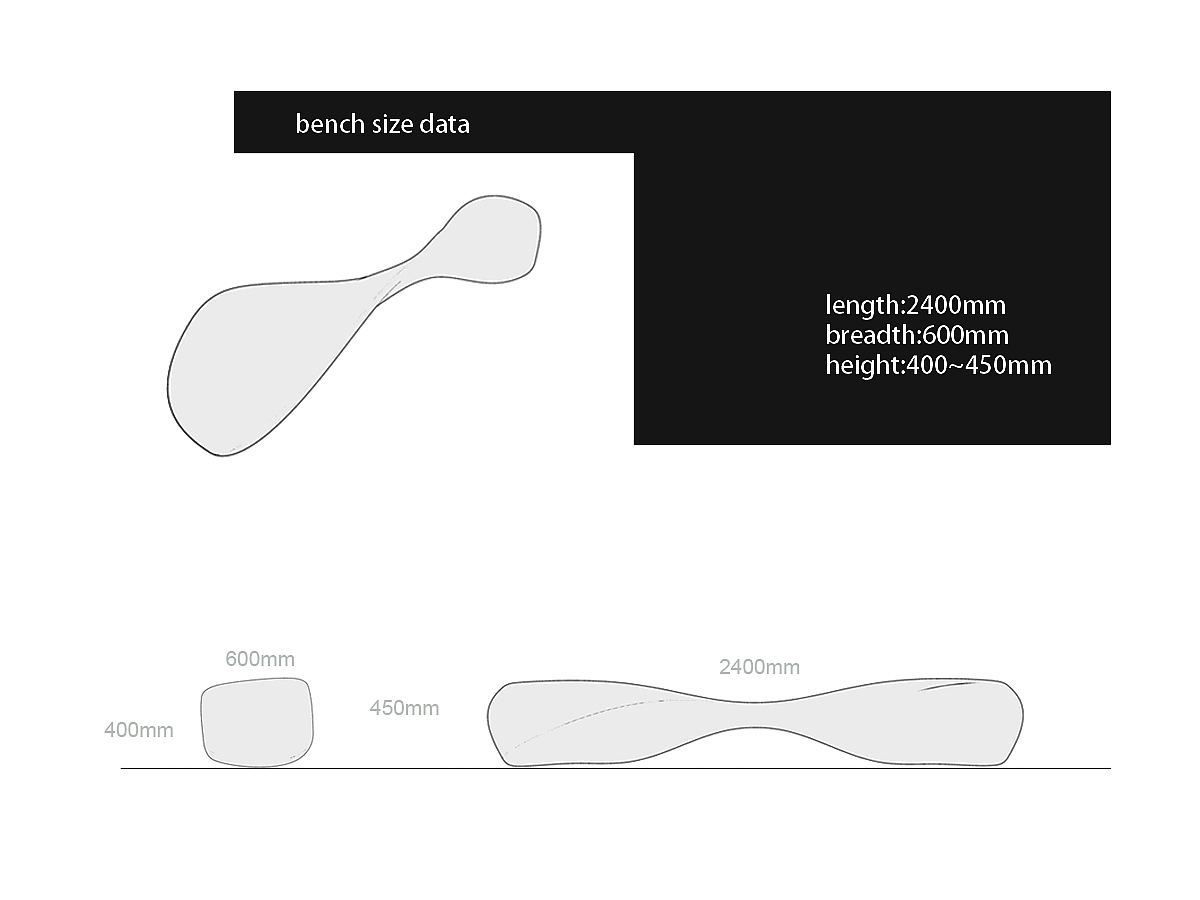 public，cmf，wood，Plastic，Metal，Mathematical elements，infinite，Public bench，