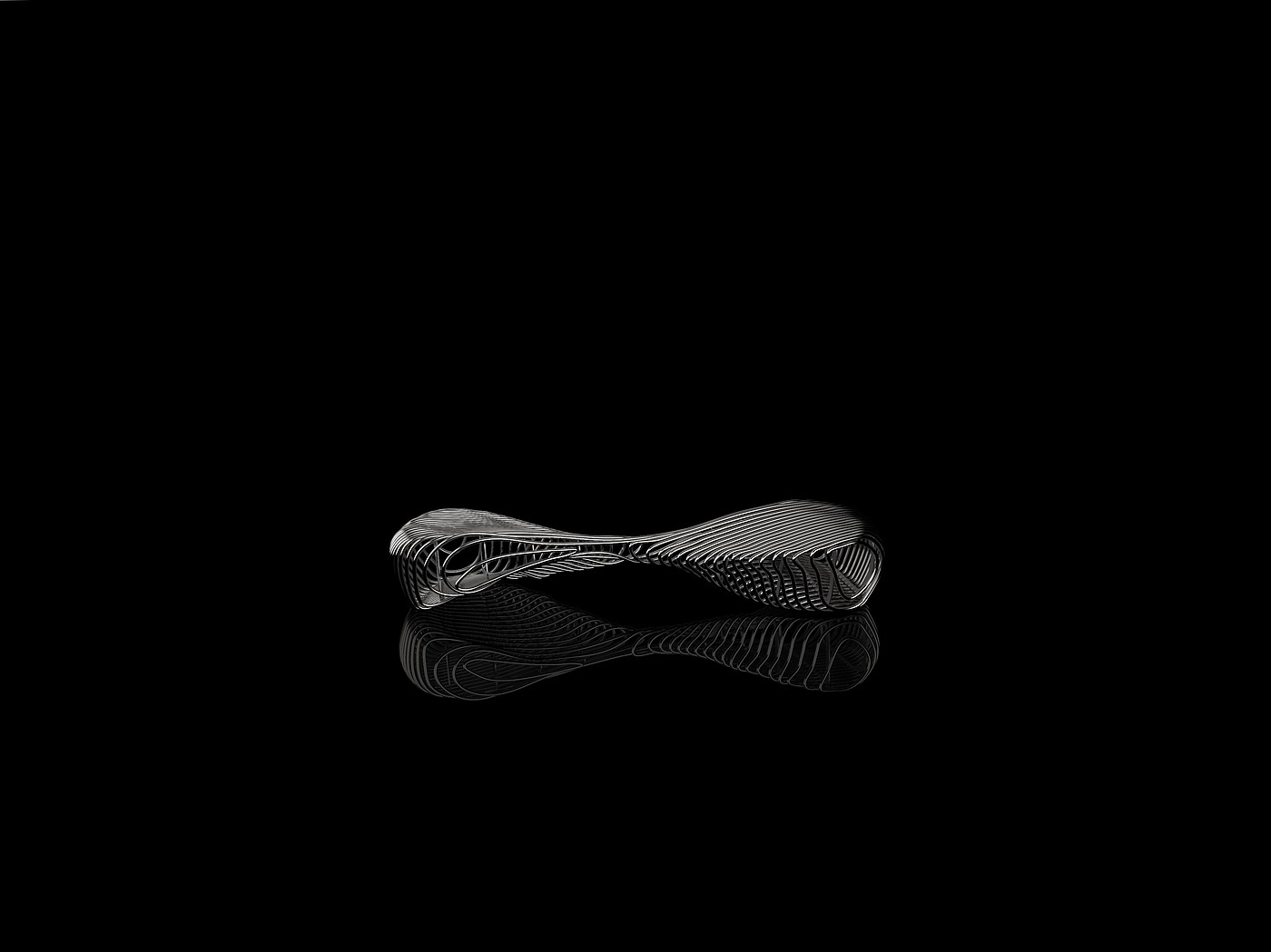 public，cmf，wood，Plastic，Metal，Mathematical elements，infinite，Public bench，