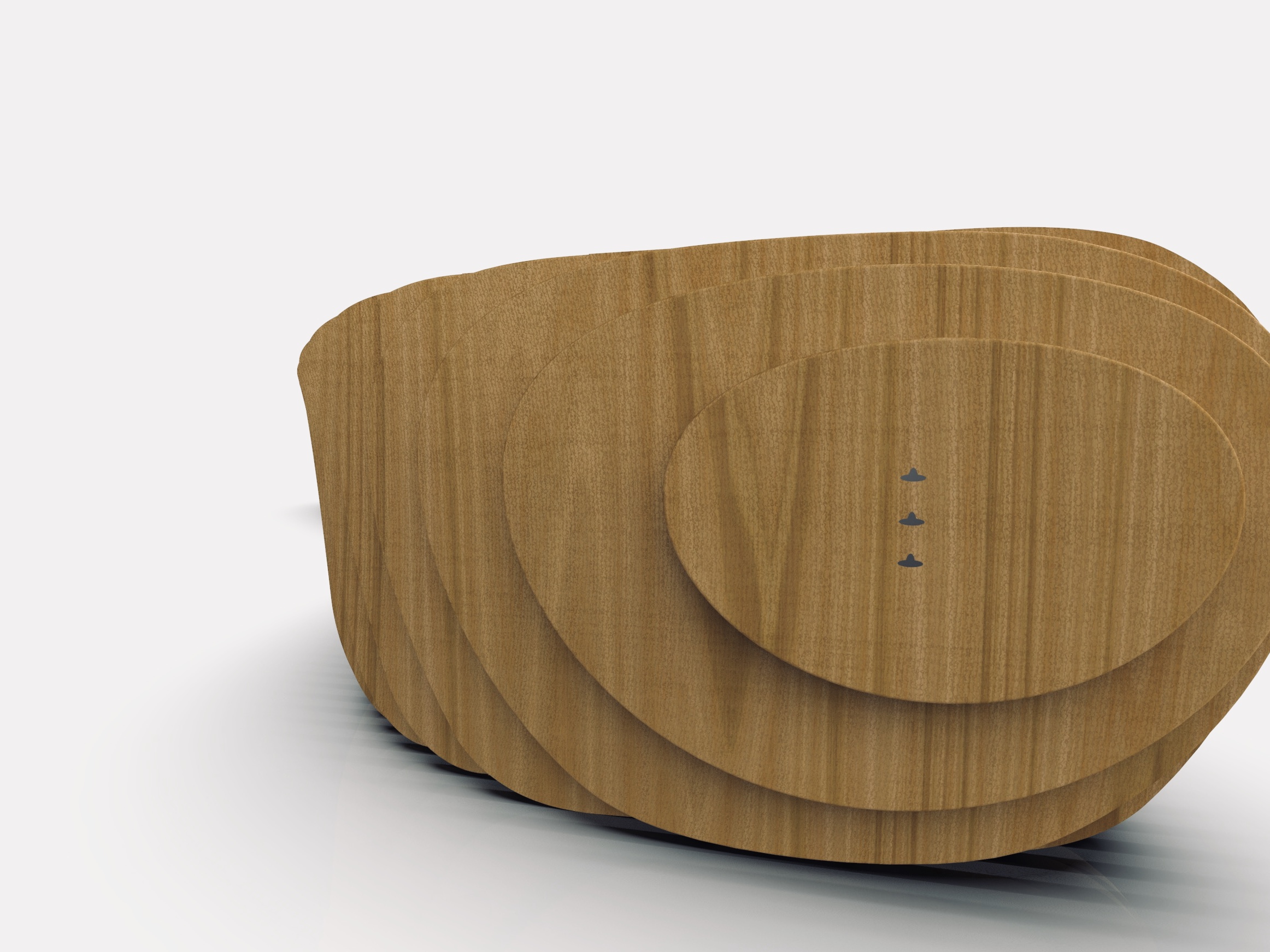 公共,cmf,木,塑料,金属,数学元素,无限,公共长椅