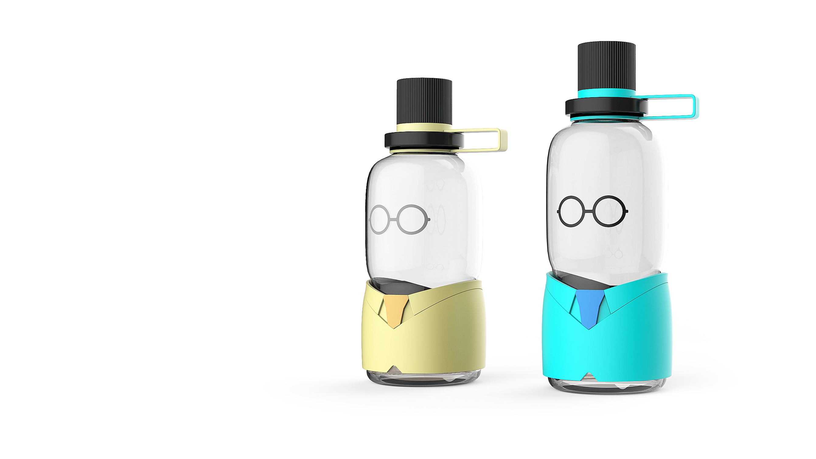 gentleman，student，children，Water cup，kettle，Interesting，originality，Render，