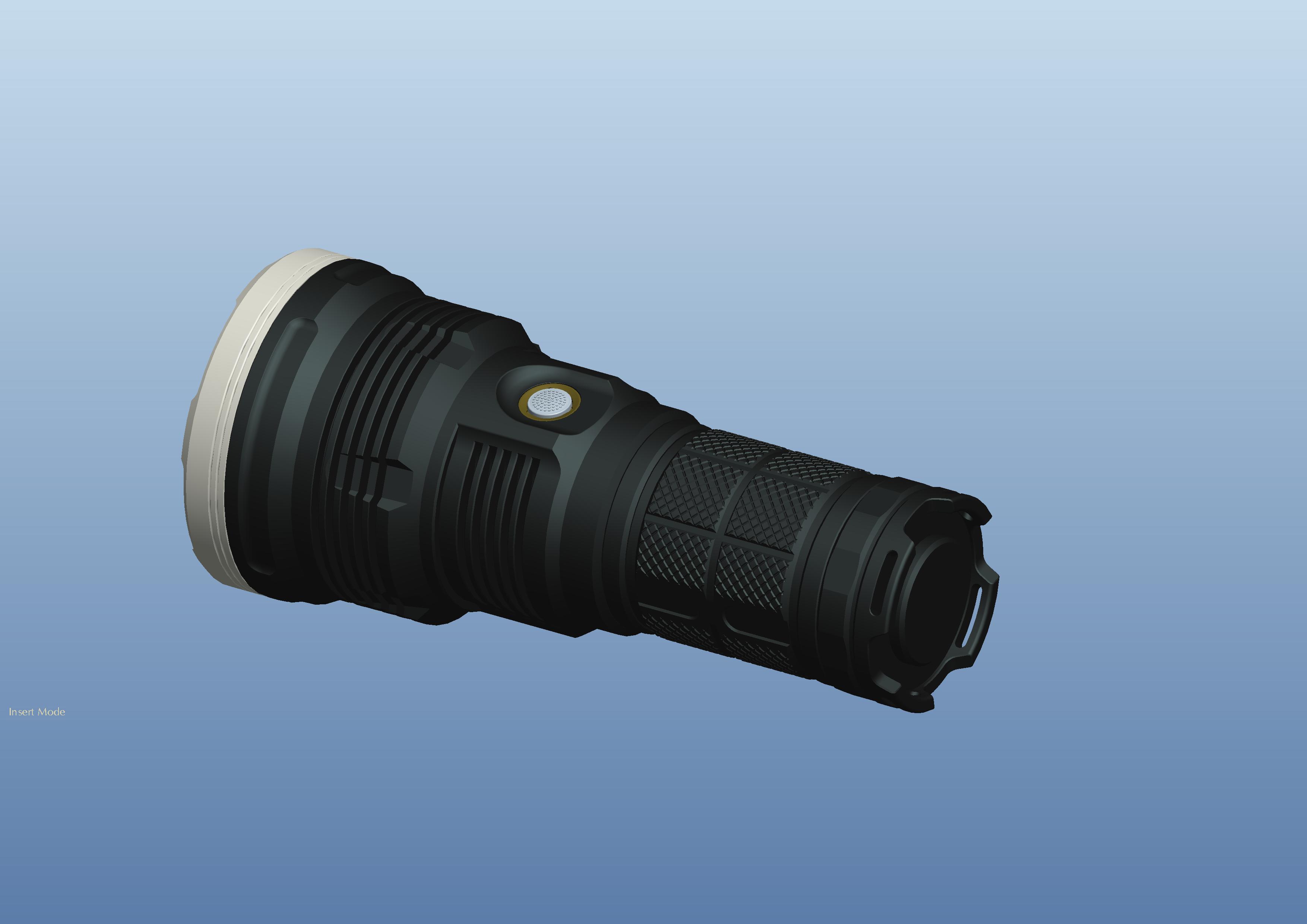 Long range large flashlight，