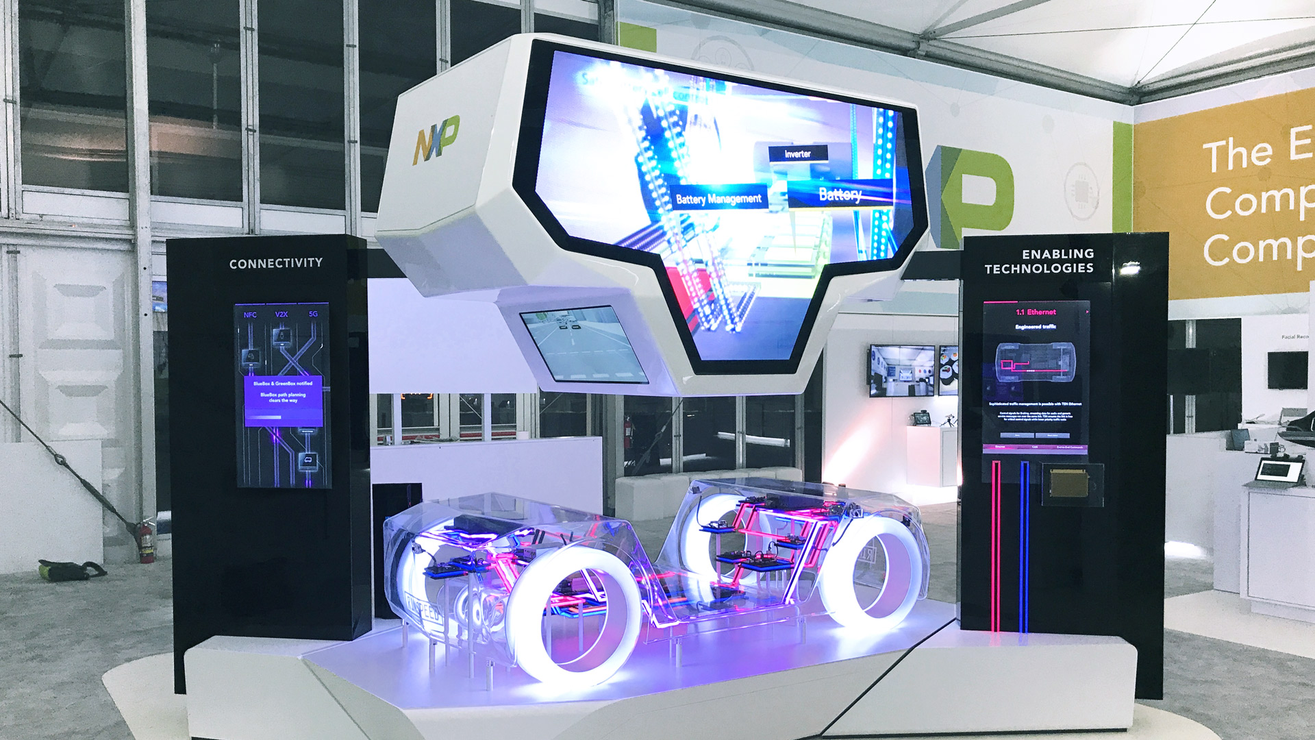 Autopilot，CES2019，design system ，Brand interaction，Exhibition design，Interaction design，NXP NXP，Teams Qisi，