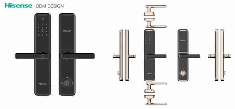 ODM products designed for Xiaomi's LVMI intelligent lock and Hisense intelligent lock during huitailong's work.，