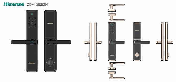 ODM products designed for Xiaomi's LVMI intelligent lock and Hisense intelligent lock during huitailong's work.，