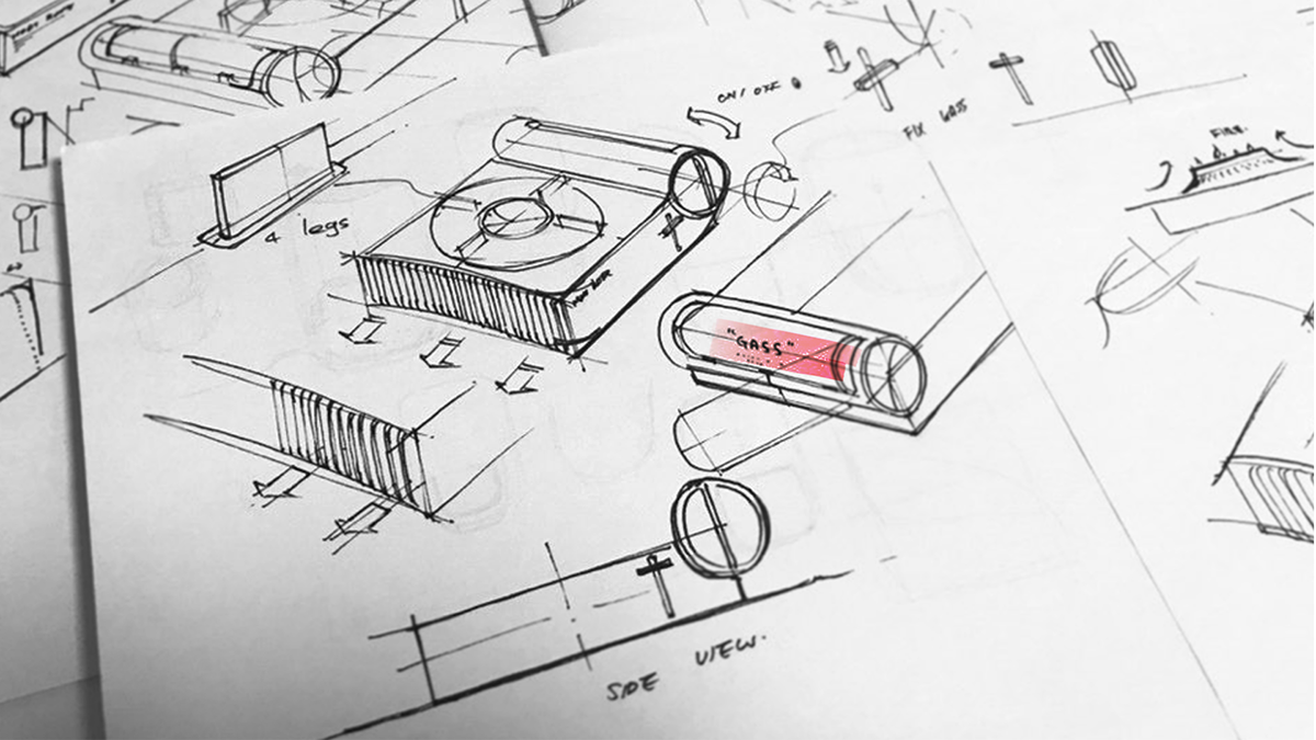 white，Gas furnace，FIRE，
