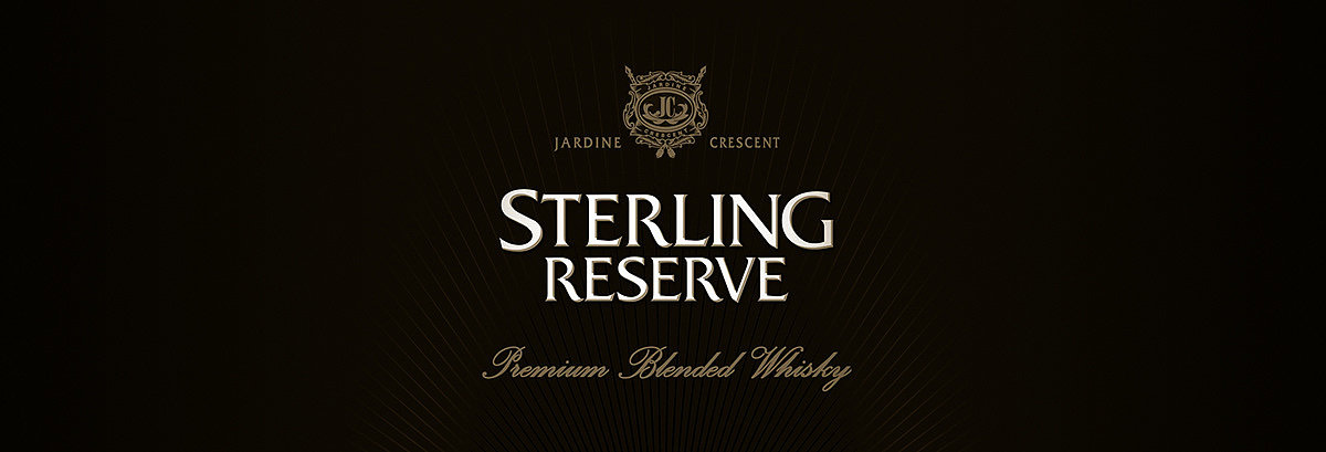 Whisky，packing design，Sterling Reserve，