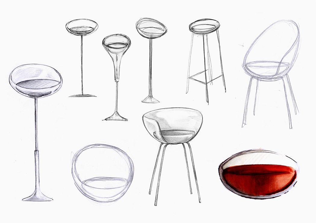 furniture design ，Seat design，Merlot，