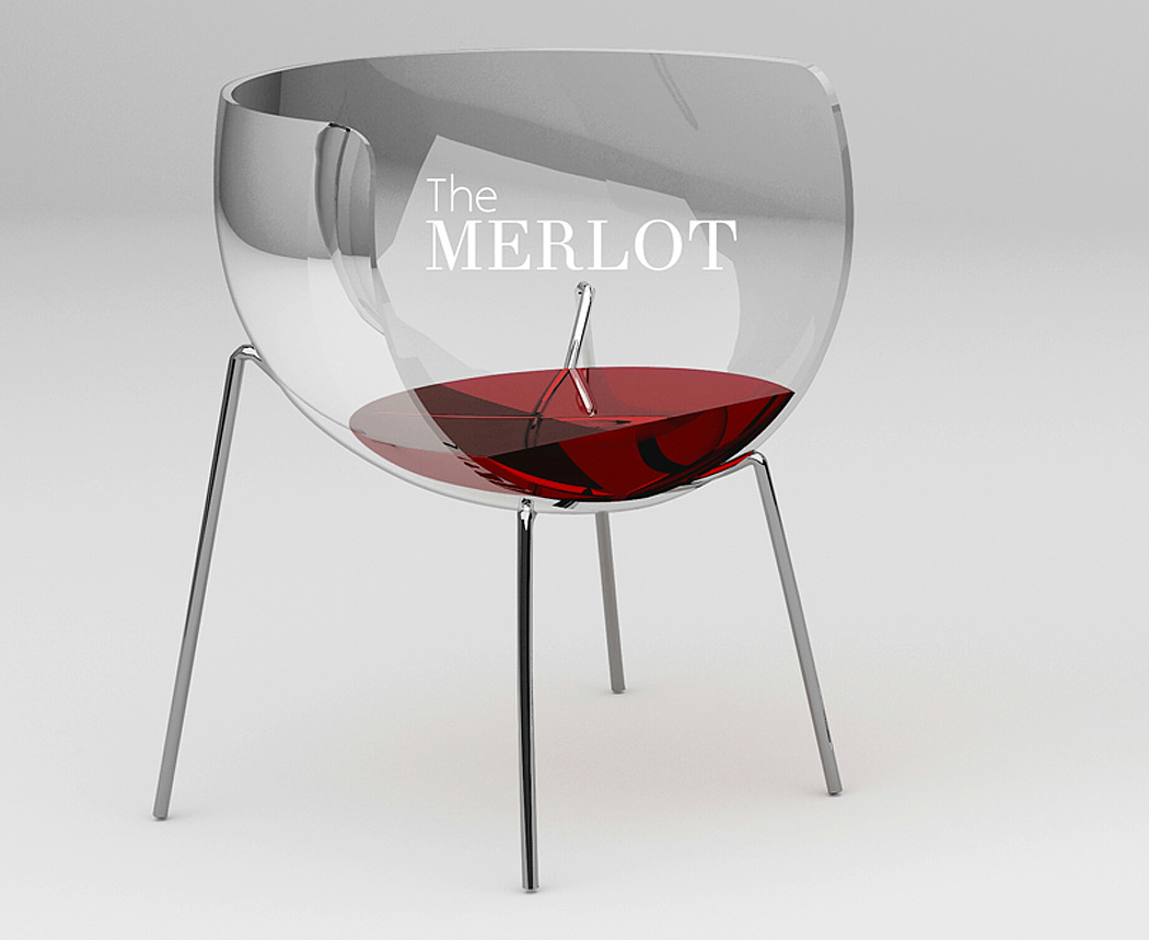 家具设计，座椅设计，Merlot，