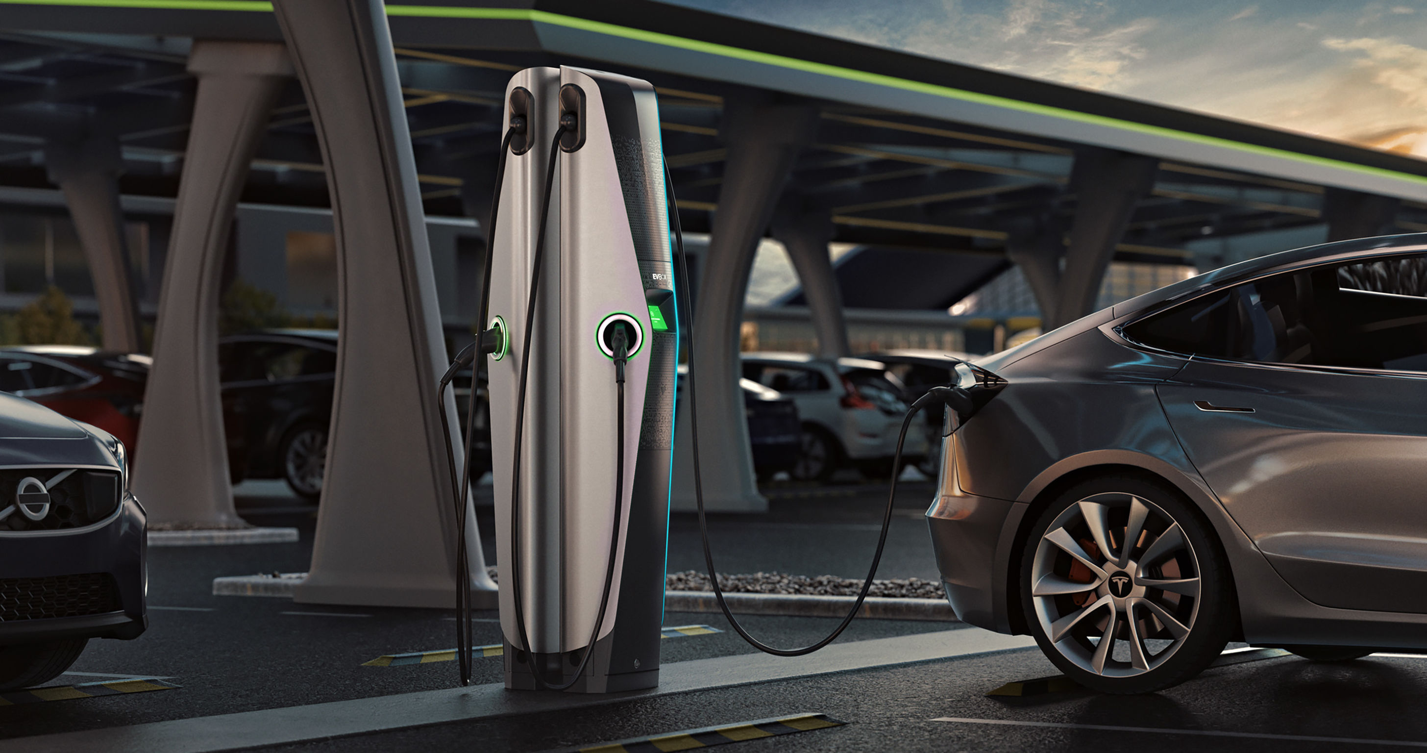 2019 red dot product design award，Vehicle charger，EVbox，reddot，