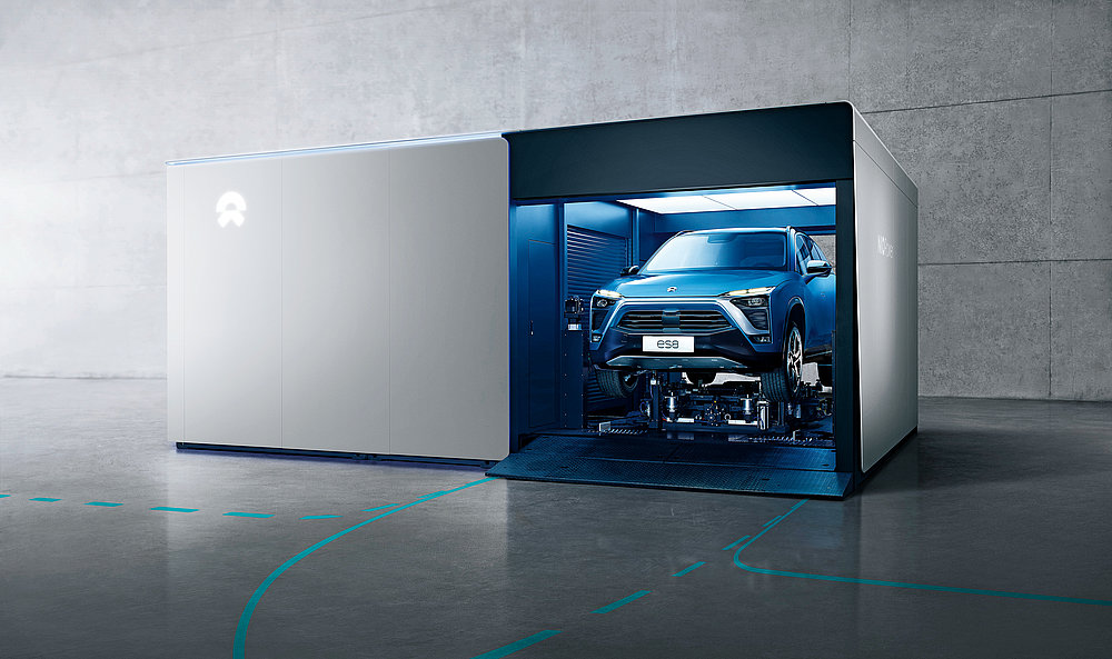 2019 red dot product design award，NIO Power Swap，Electric energy service system，reddot，