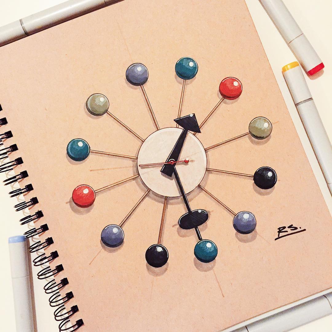 Aesthetic feeling，industrial design，Hand drawn，