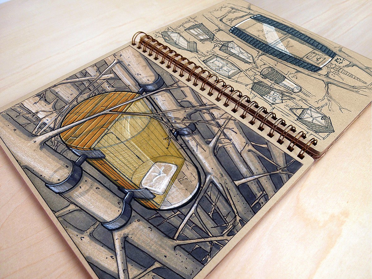 Aesthetic feeling，industrial design，Hand drawn，