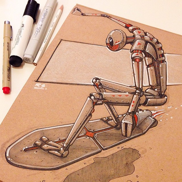 Aesthetic feeling，industrial design，Hand drawn，