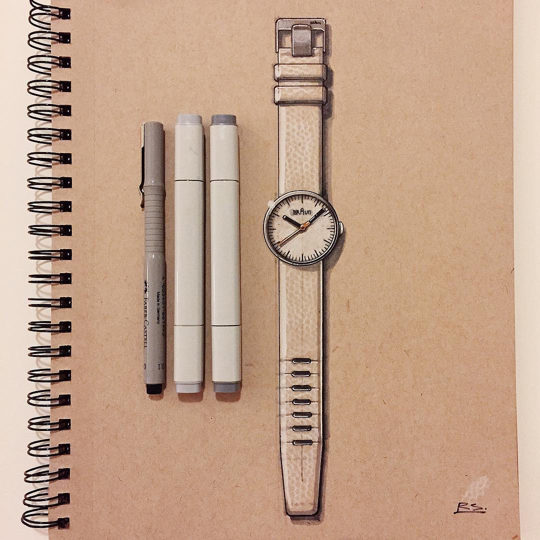 Aesthetic feeling，industrial design，Hand drawn，