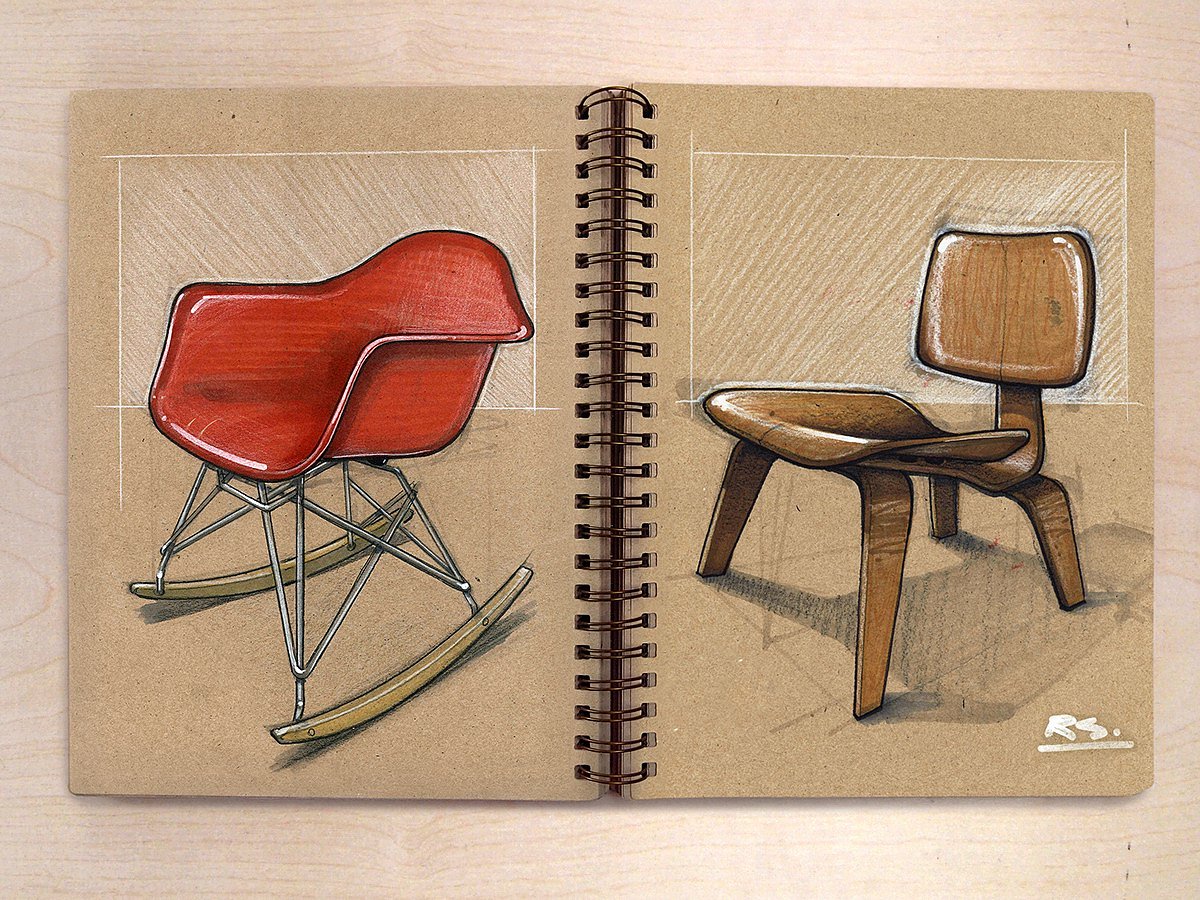 Aesthetic feeling，industrial design，Hand drawn，