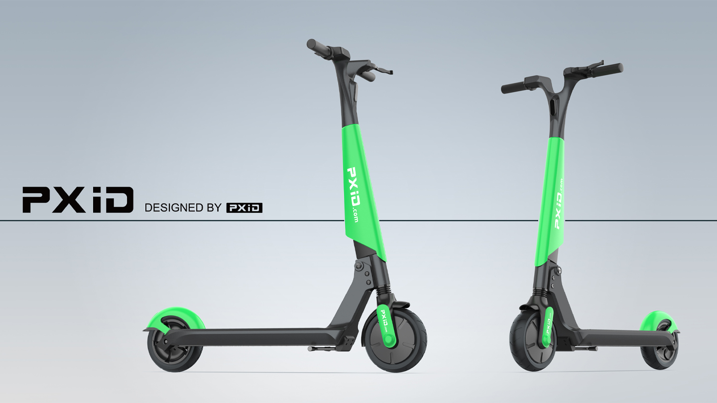 Scooter，Design of electric scooter，Electric vehicle design，Motorcycle design，Design of transportation tools，Product oriented industrial design，pxid，