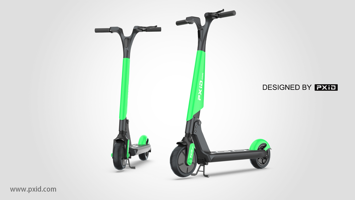 Scooter，Design of electric scooter，Electric vehicle design，Motorcycle design，Design of transportation tools，Product oriented industrial design，pxid，