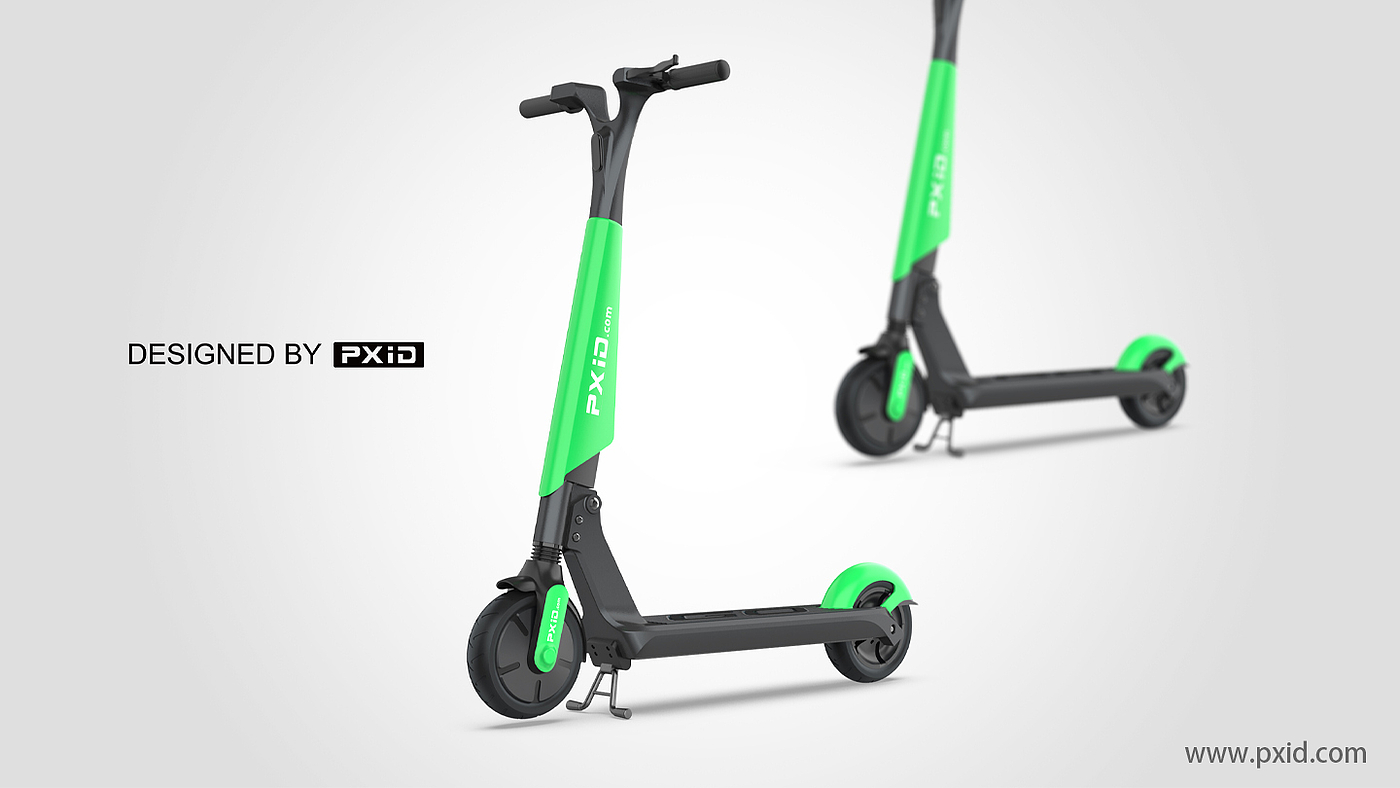 Scooter，Design of electric scooter，Electric vehicle design，Motorcycle design，Design of transportation tools，Product oriented industrial design，pxid，
