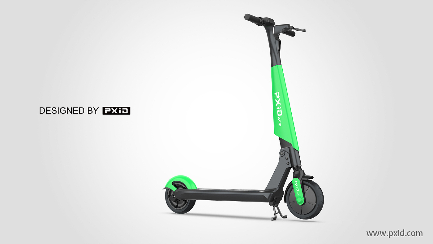 Scooter，Design of electric scooter，Electric vehicle design，Motorcycle design，Design of transportation tools，Product oriented industrial design，pxid，