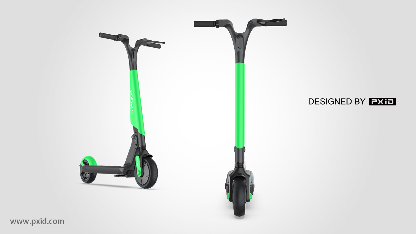 Scooter，Design of electric scooter，Electric vehicle design，Motorcycle design，Design of transportation tools，Product oriented industrial design，pxid，