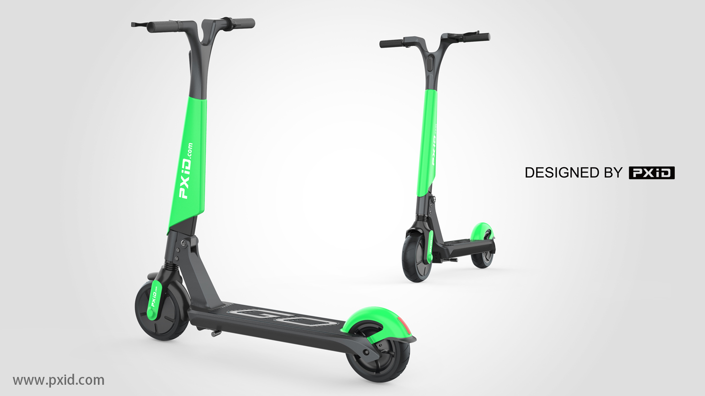 Scooter，Design of electric scooter，Electric vehicle design，Motorcycle design，Design of transportation tools，Product oriented industrial design，pxid，
