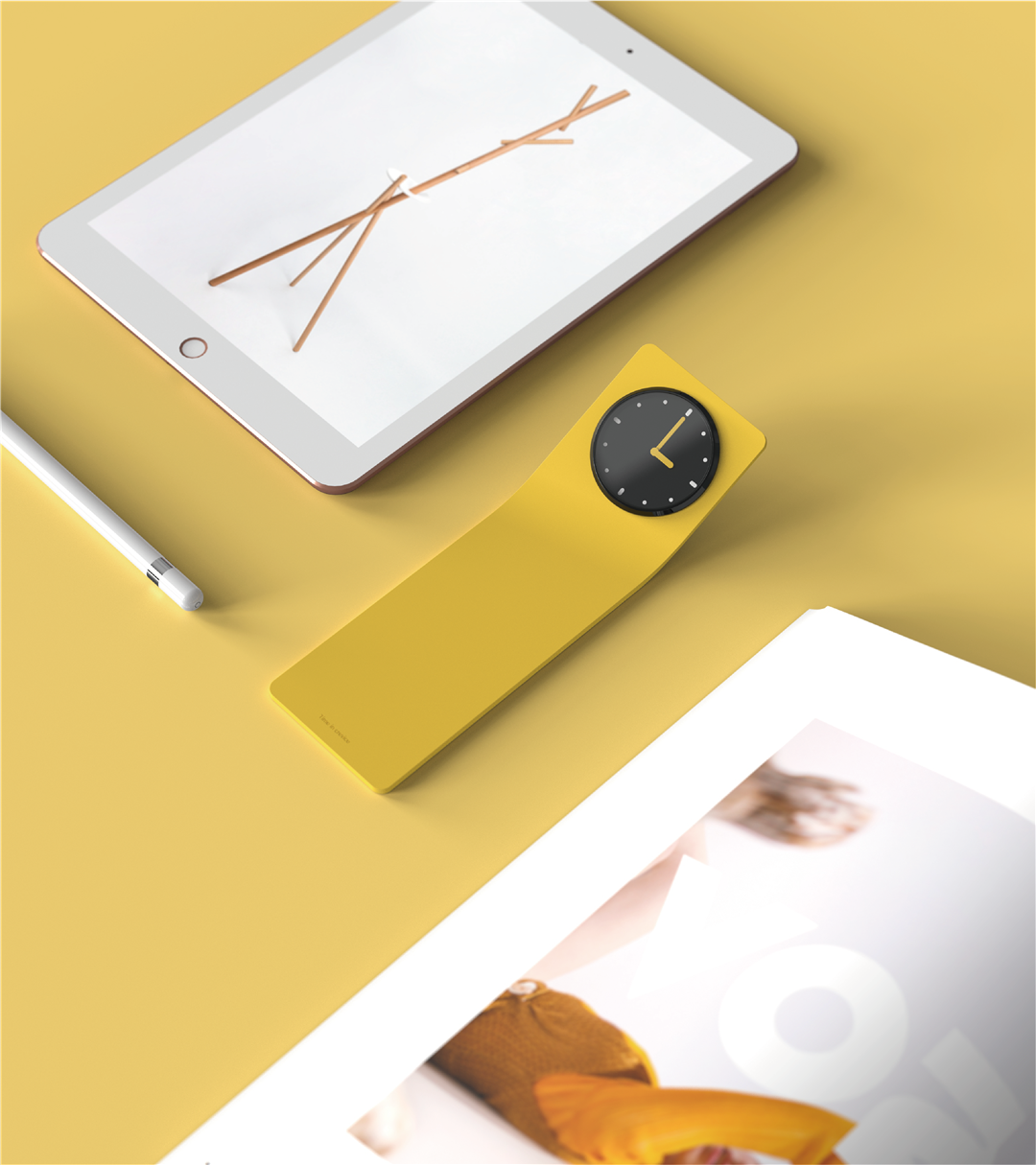 book，ps，Clock，sample reels，keyshot，Render，product design，