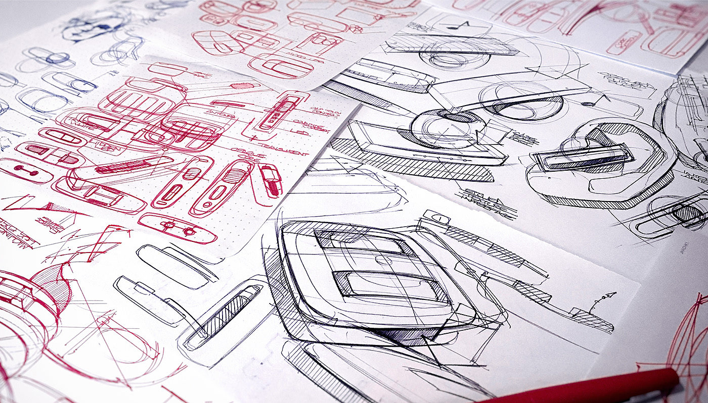 GEM，Wireless headset，Hand drawn，