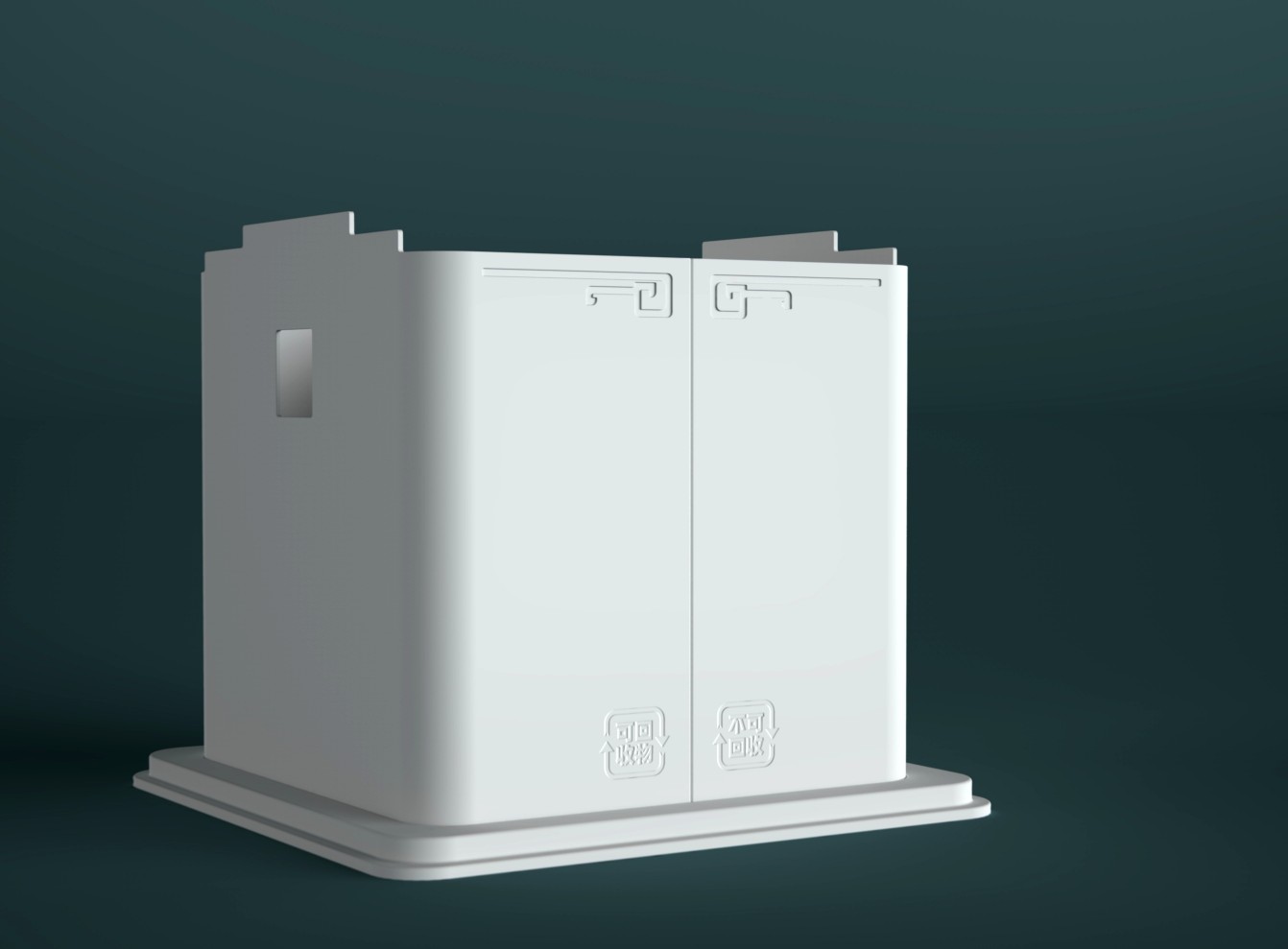 Hui culture，Home Furnishing，Simplicity，trash can，