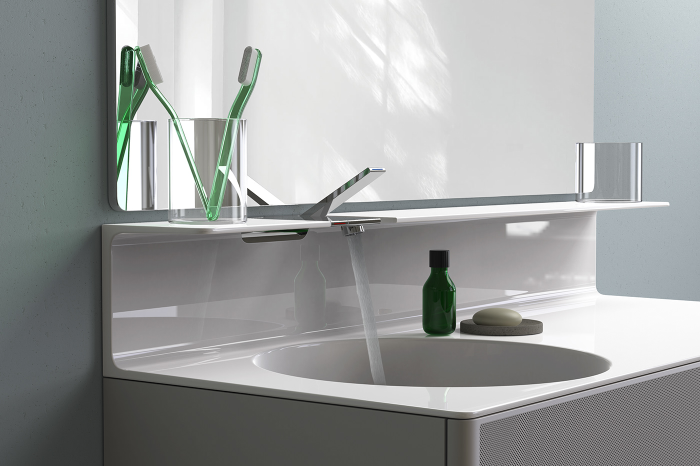 white，Bathroom design，level，