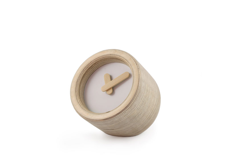 Desk lamp，Clock，Plywood，Desk accessories，Stacked series，