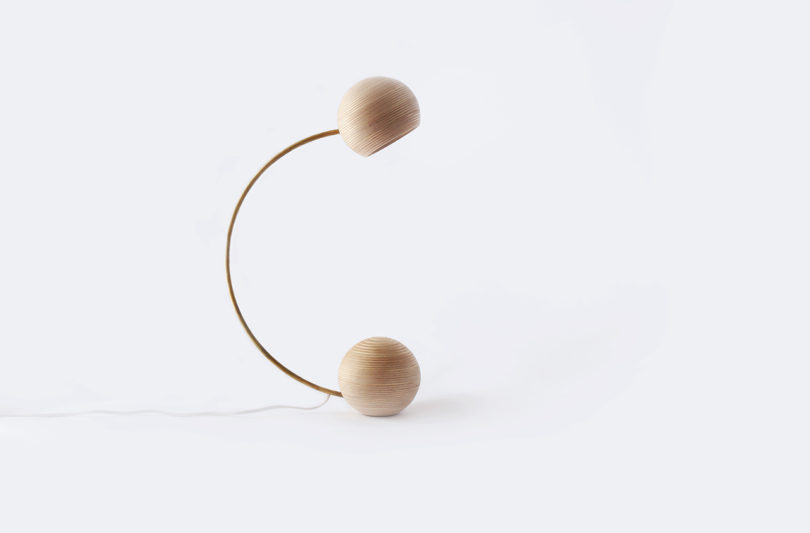 Desk lamp，Clock，Plywood，Desk accessories，Stacked series，