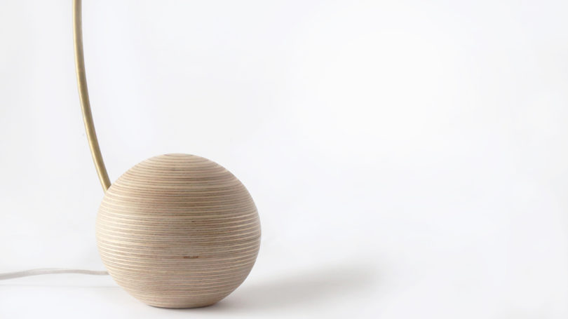 Desk lamp，Clock，Plywood，Desk accessories，Stacked series，