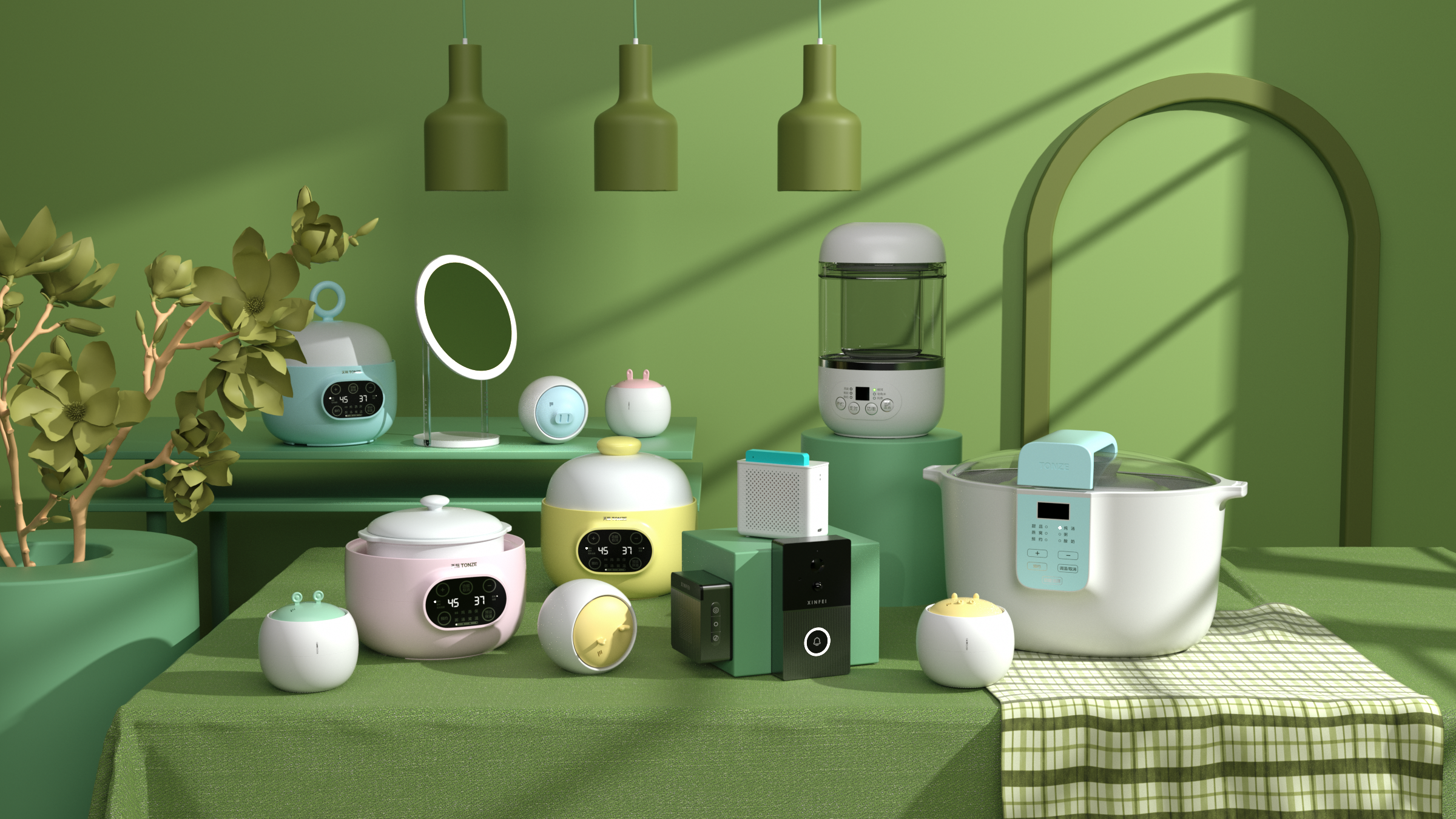 Intelligent products，cozy，science and technology，