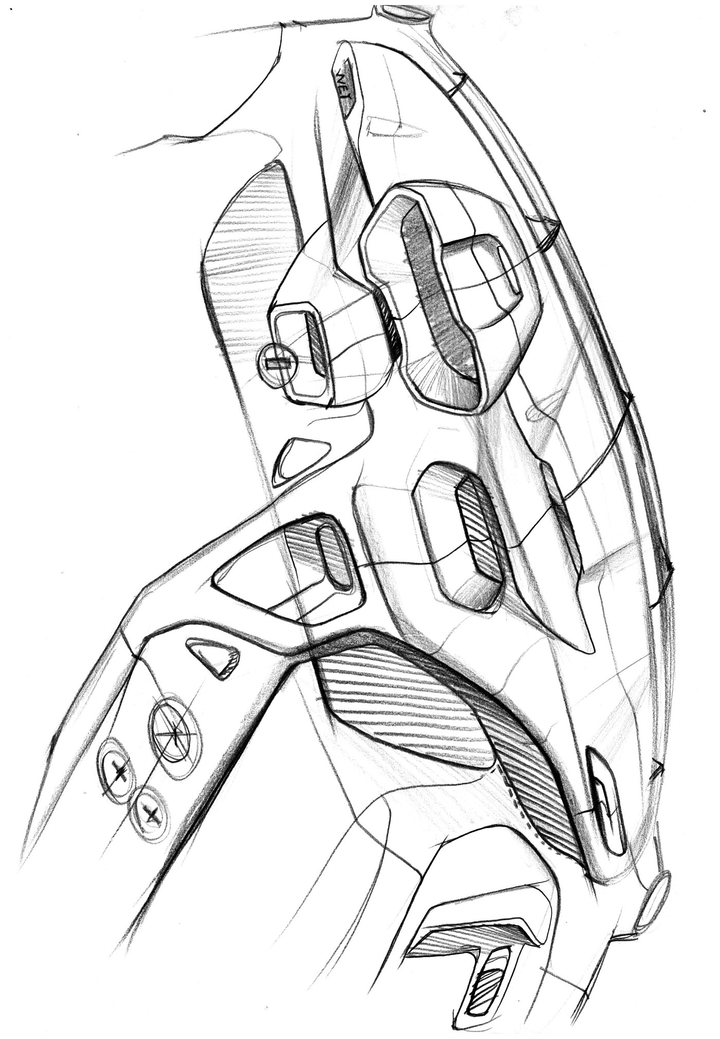 Sketch, interior and exterior decoration，