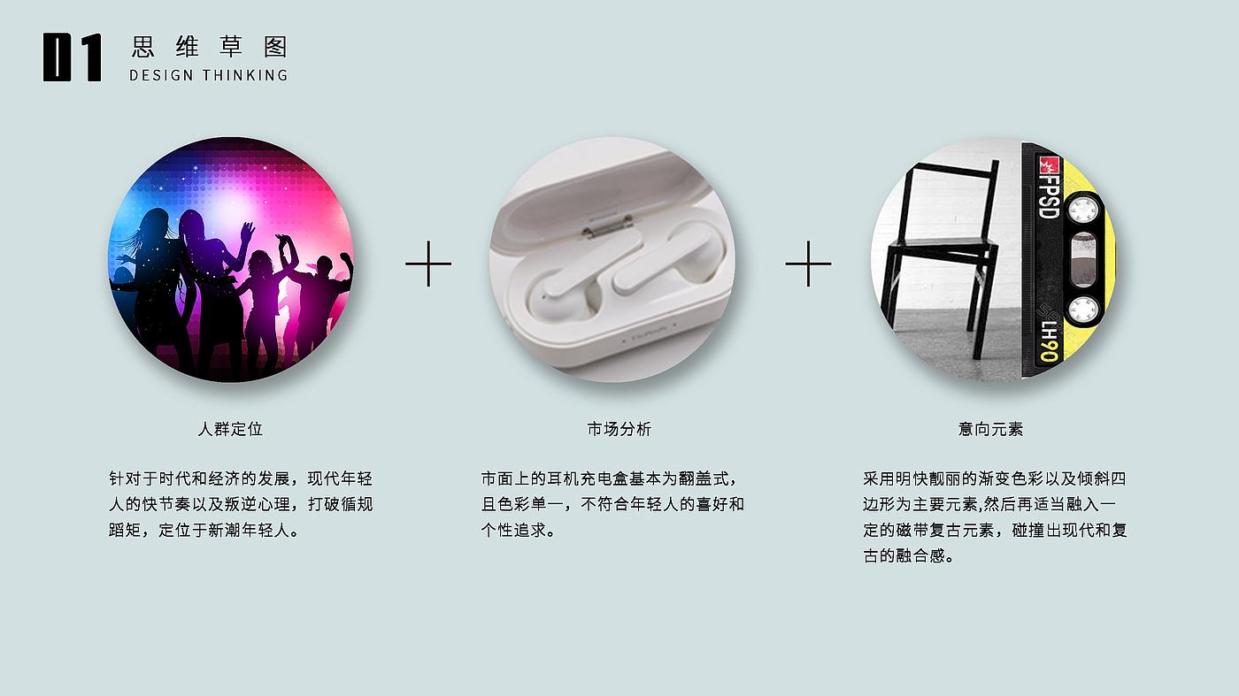 Bluetooth headset charging box，Rotary opening and closing，Rich color，Gradient color matching，fashion，electronic product，translucent，Micro surface，